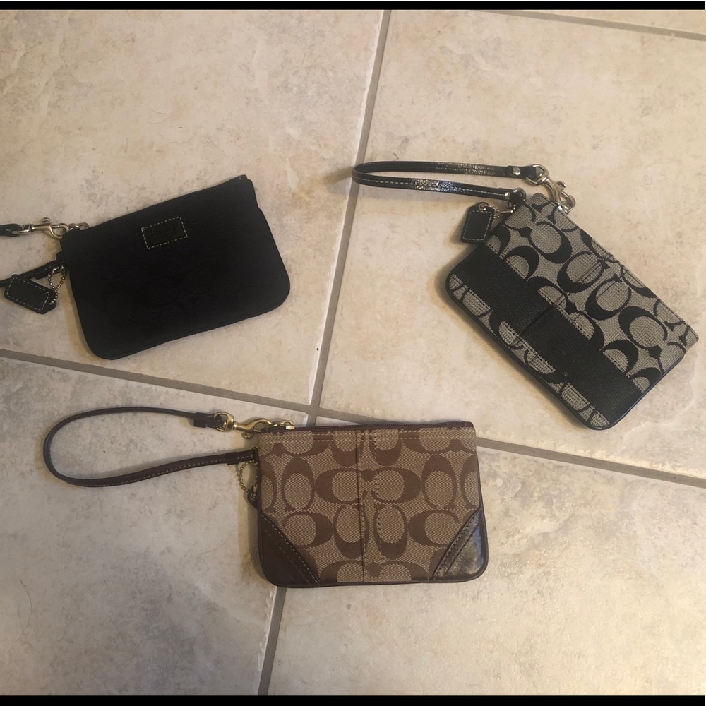 Small Coach Wristlet/Wallet Bundle